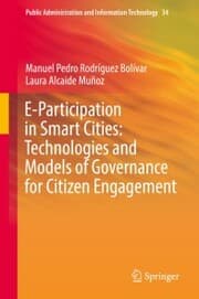Cover von E-Participation in Smart Cities: Technologies and Models of Governance for Citizen Engagement