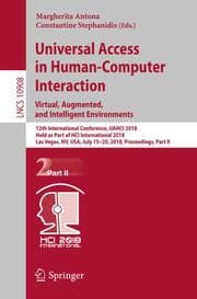 Cover von Universal Access in Human-Computer Interaction. Virtual, Augmented, and Intelligent Environments