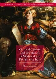 Cover von Classical Culture and Witchcraft in Medieval and Renaissance Italy