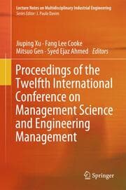 Cover von Proceedings of the Twelfth International Conference on Management Science and Engineering Management