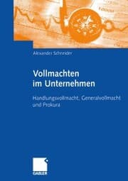 Cover von Vollmachten im Unternehmen