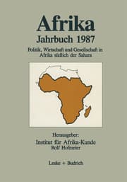Cover von Afrika Jahrbuch 1987