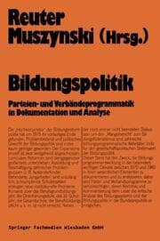 Cover von Bildungspolitik