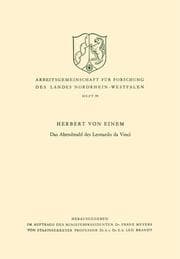 Cover von Das Abendmahl des Leonardo da Vinci