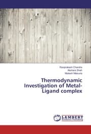 Cover von Thermodynamic Investigation of Metal-Ligand complex