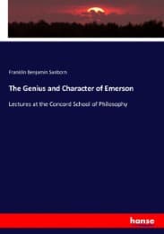 Cover von The Genius and Character of Emerson