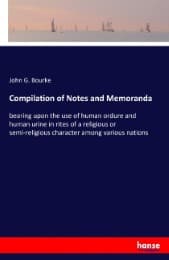 Cover von Compilation of Notes and Memoranda