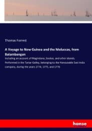 Cover von A Voyage to New Guinea and the Moluccas, from Balambangan