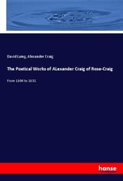 Cover von The Poetical Works of ALexander Craig of Rose-Craig