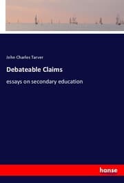 Cover von Debateable Claims