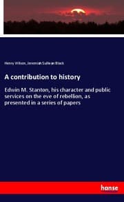Cover von A contribution to history