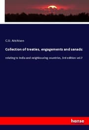 Cover von Collection of treaties, engagements and sanads: