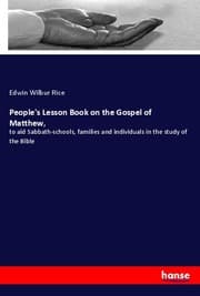 Cover von People's Lesson Book on the Gospel of Matthew,