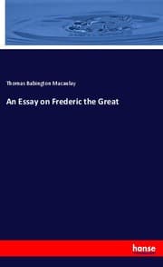 Cover von An Essay on Frederic the Great
