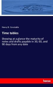 Cover von Time tables