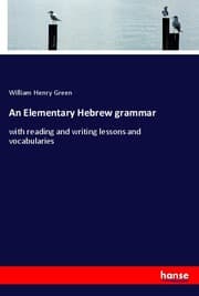 Cover von An Elementary Hebrew grammar