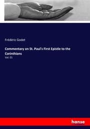 Cover von Commentary on St. Paul's First Epistle to the Corinthians