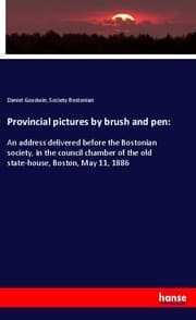 Cover von Provincial pictures by brush and pen: