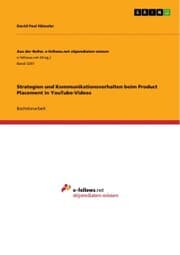 Cover von Strategien und Kommunikationsverhalten beim Product Placement in YouTube-Videos