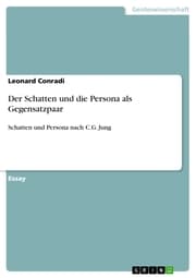 Cover von Der Schatten und die Persona als Gegensatzpaar