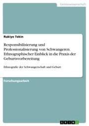 Cover von Responsibilisierung und Professionalisierung von Schwangeren. Ethnographischer Einblick in die Praxis der Geburtsvorbereitung