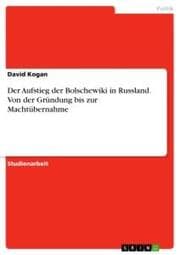 Cover von Der Aufstieg der Bolschewiki in Russland. Von der Gründung bis zur Machtübernahme