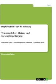 Cover von Trainingslehre. Makro- und Mesozyklusplanung