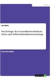 Cover von Psychologie des Gesundheitsverhaltens. Stress und Selbstwirksamkeitserwartung
