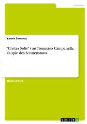 Cover von 'Civitas Solis' von Tommaso Campanella. Utopie des Sonnenstaats