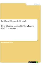 Cover von How Effective Leadership Correlates to High Performance