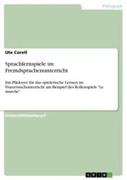 Cover von Sprachlernspiele im Fremdsprachenunterricht
