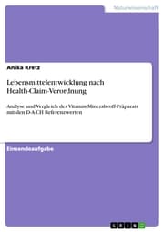 Cover von Lebensmittelentwicklung nach Health-Claim-Verordnung