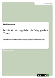 Cover von Berufsorientierung als berufspädagogisches Thema