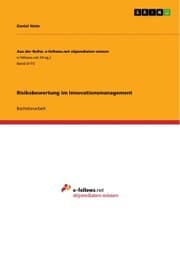 Cover von Risikobewertung im Innovationsmanagement