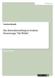 Cover von Die Krisendarstellung in Gudrun Pausewangs 'Die Wolke'