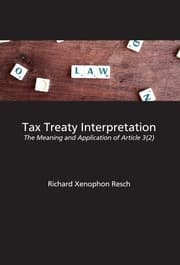 Cover von Tax Treaty Interpretation