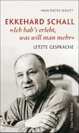 Cover von Ekkehard Schall 'Ich hab's erlebt, was will man mehr'