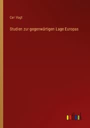 Cover von Studien zur gegenwärtigen Lage Europas