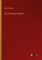 Cover von Der Grunewald bei Berlin