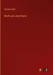 Cover von Briefe von Josef Kainz