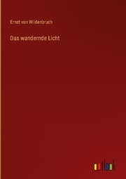 Cover von Das wandernde Licht
