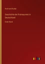 Cover von Geschichte der Freimaurerei in Deutschland