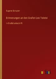 Cover von Erinnerungen an den Grafen Leo Tolstoi
