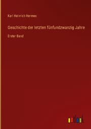 Cover von Geschichte der letzten fünfundzwanzig Jahre