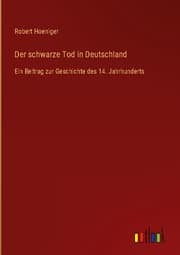 Cover von Der schwarze Tod in Deutschland