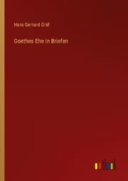 Cover von Goethes Ehe in Briefen