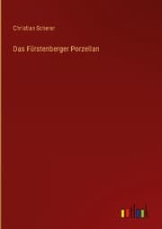 Cover von Das Fürstenberger Porzellan