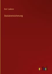 Cover von Sozialversicherung