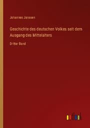 Cover von Geschichte des deutschen Volkes seit dem Ausgang des Mittelalters
