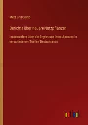 Cover von Berichte über neuere Nutzpflanzen